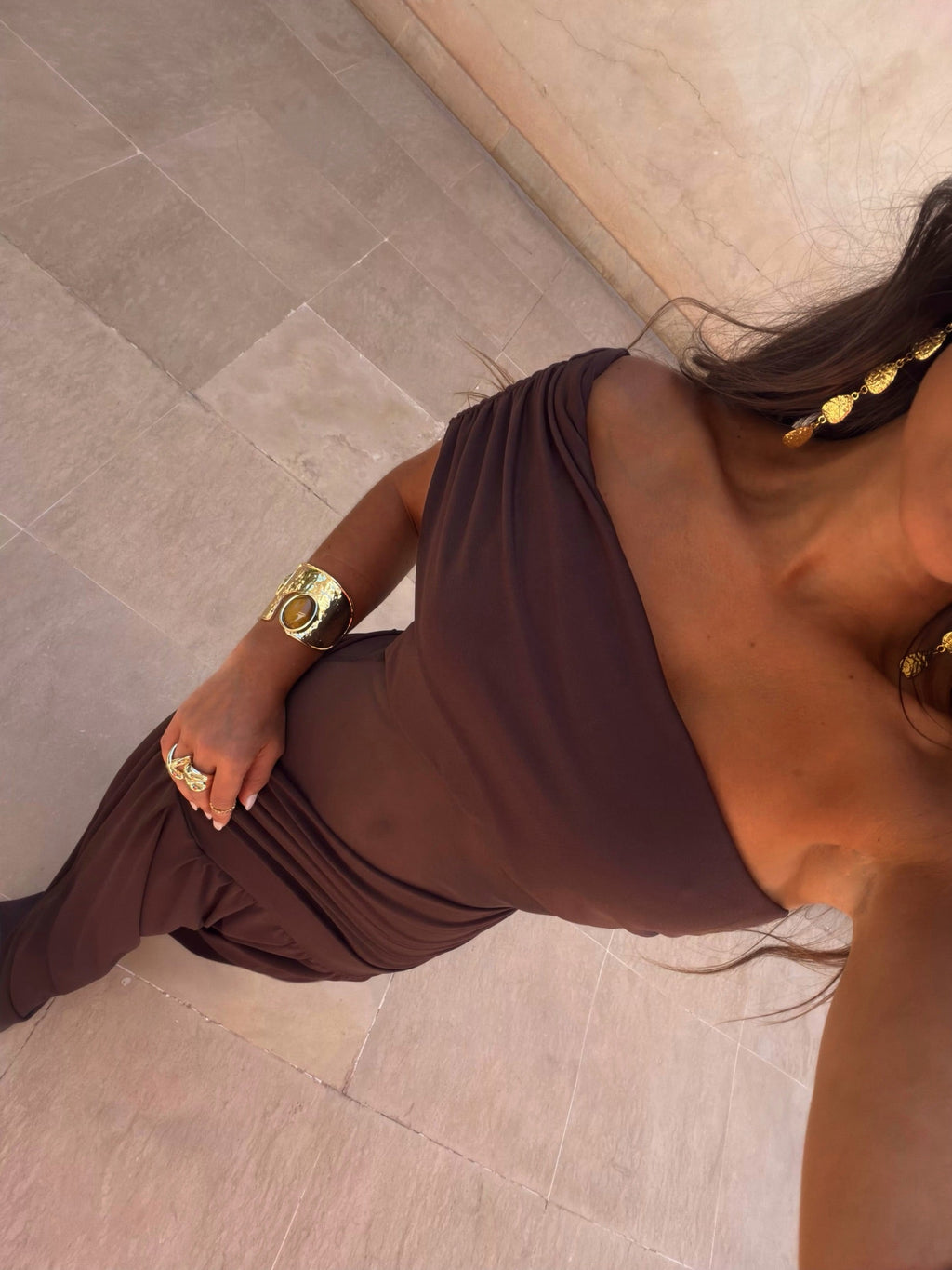 Vestido Dune en Marrón