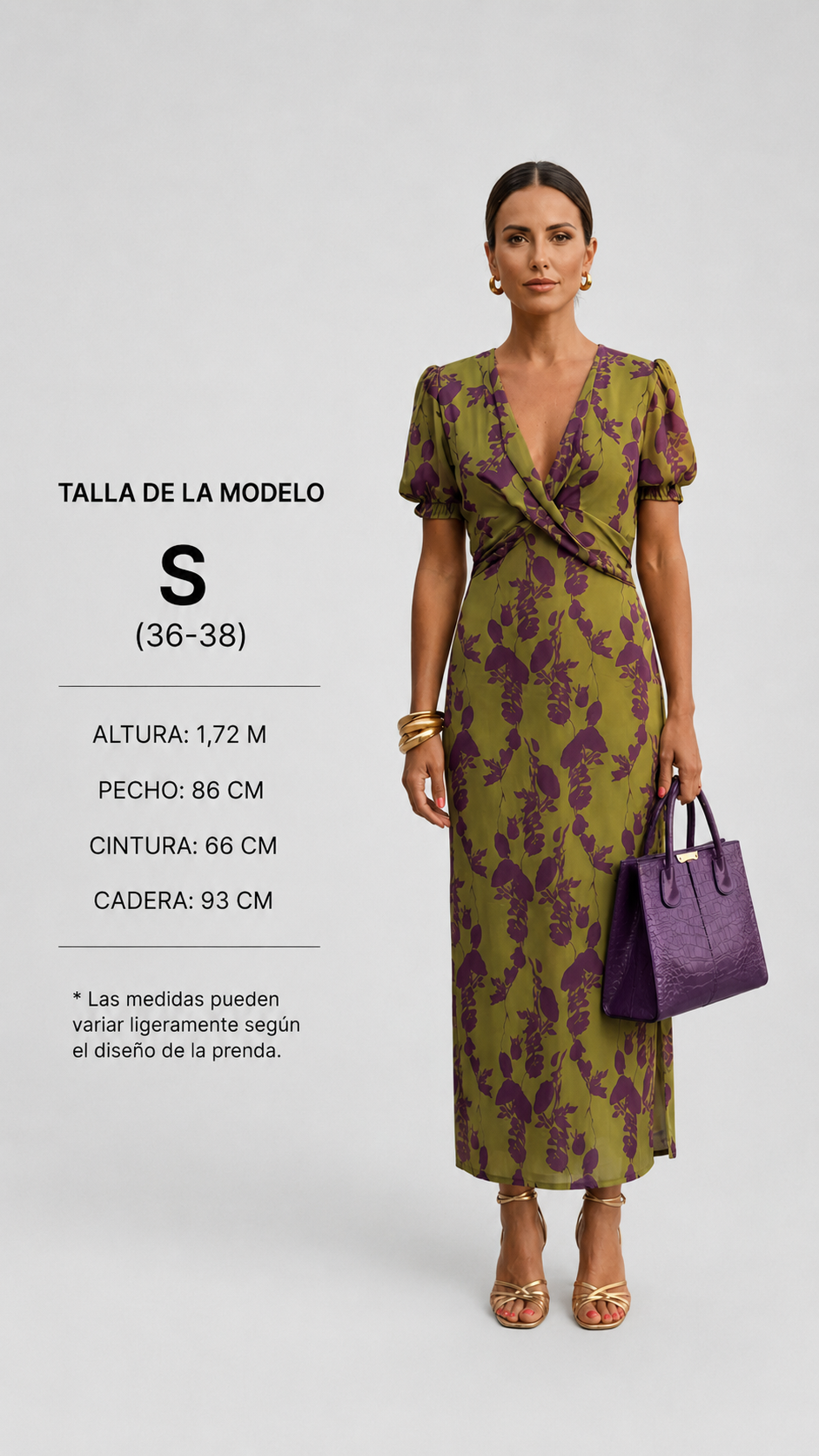 Andrea ™ | Vestido Maxi Floral con Caída Fluida